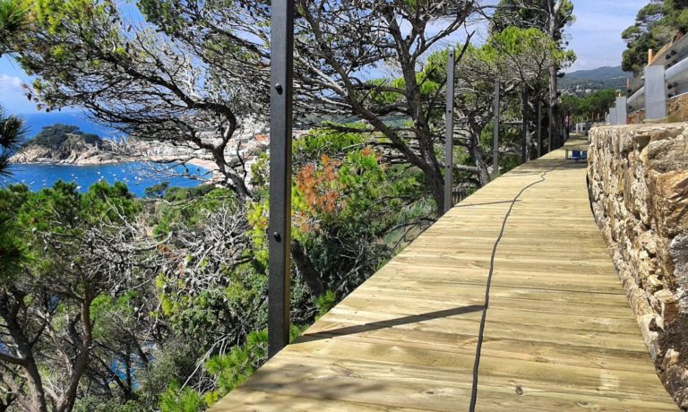 Passarel·la volada de Tossa de Mar, Costa Brava 2018